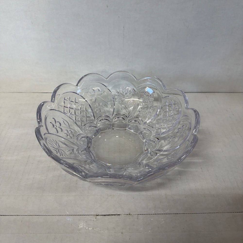 Clear Glass Decorative Bowl